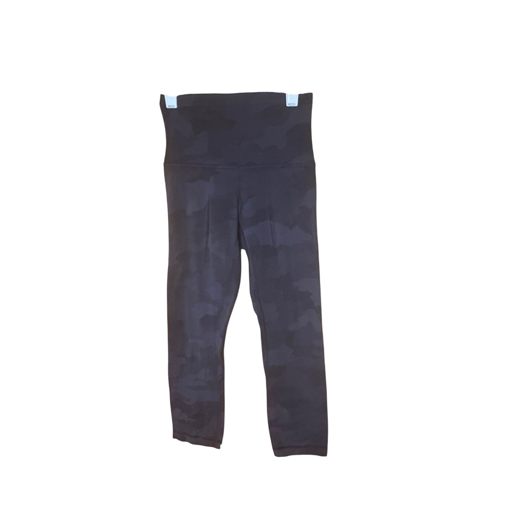 Lululemon Align High-Rise Crop 21 Heritage 365 Camo Deep Coal Multi Size 0